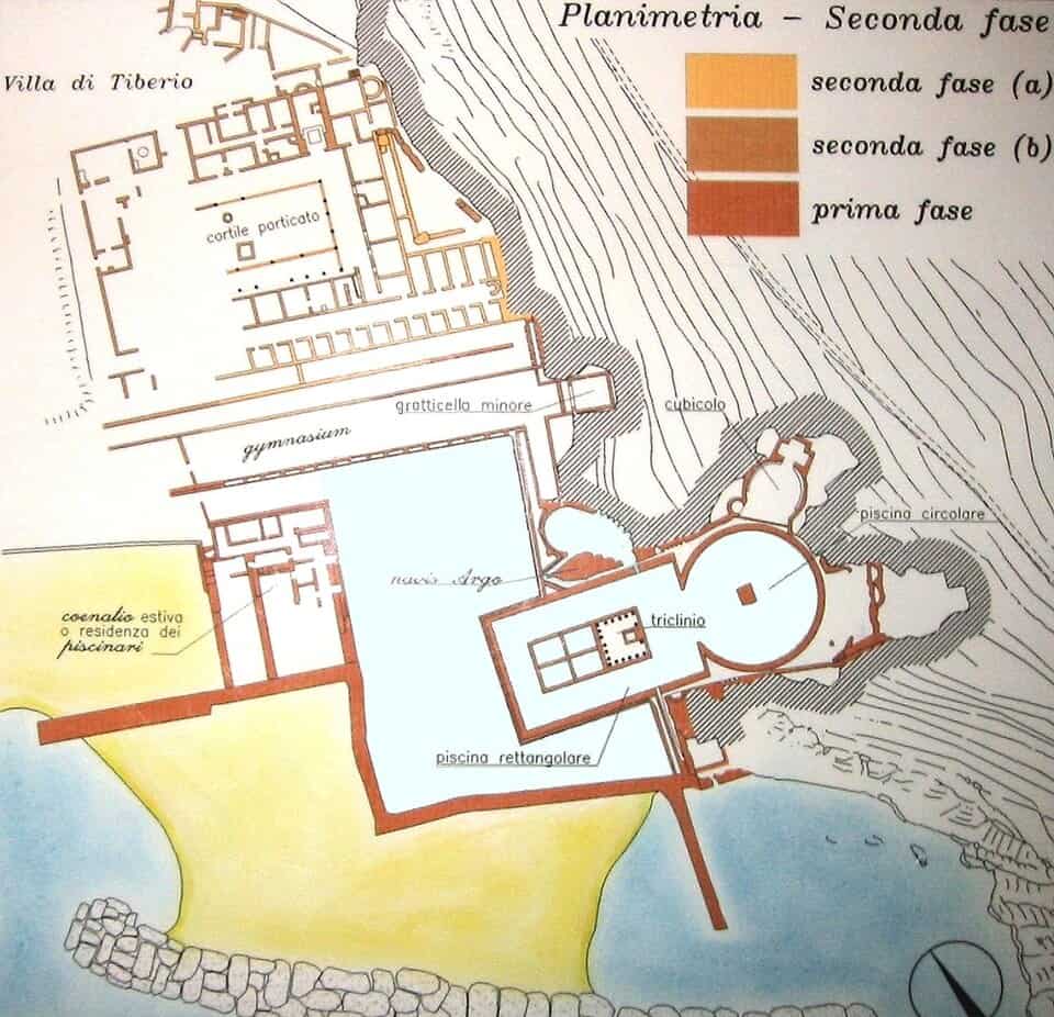 Villa Di Tiberio plan