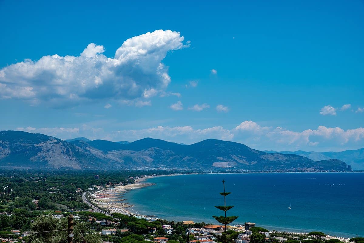 panorama borgo san felice circeo